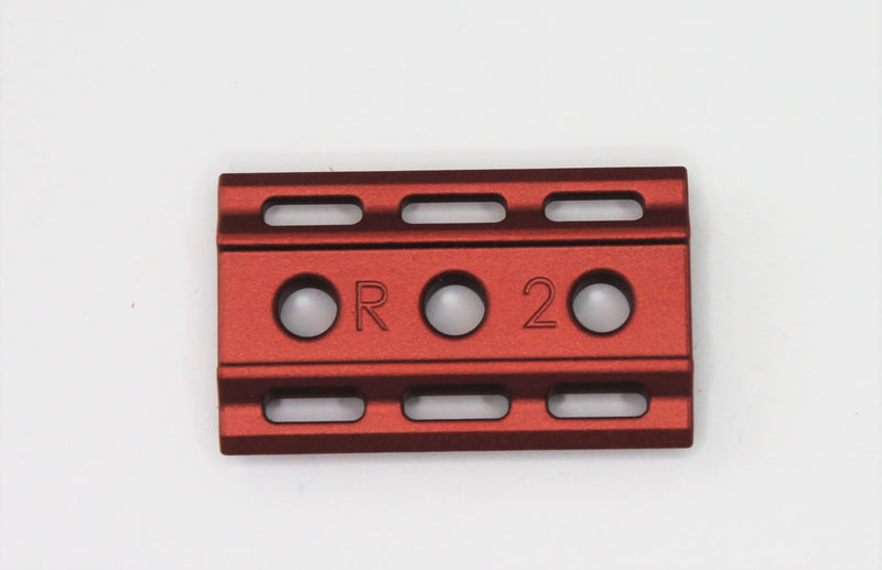 Rockwell 6S Red - Matte Stainless Steel - 2/4 Plate